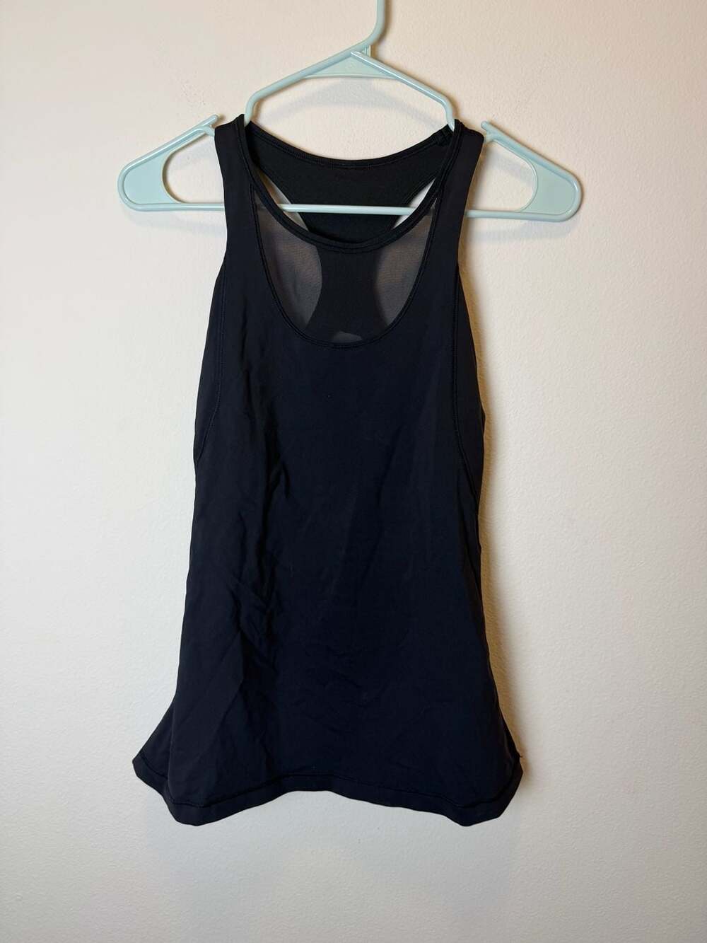 Lululemon Cadence Crusher Singlet Tank Black Size 4 Luxtreme Mesh Racerback